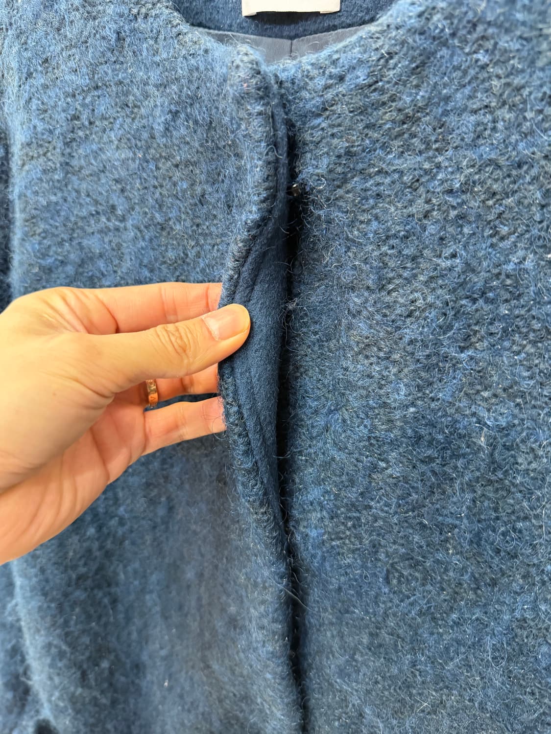 정품) KUHO 구호 블루 니트 가디건 자켓 77 상품이미지5