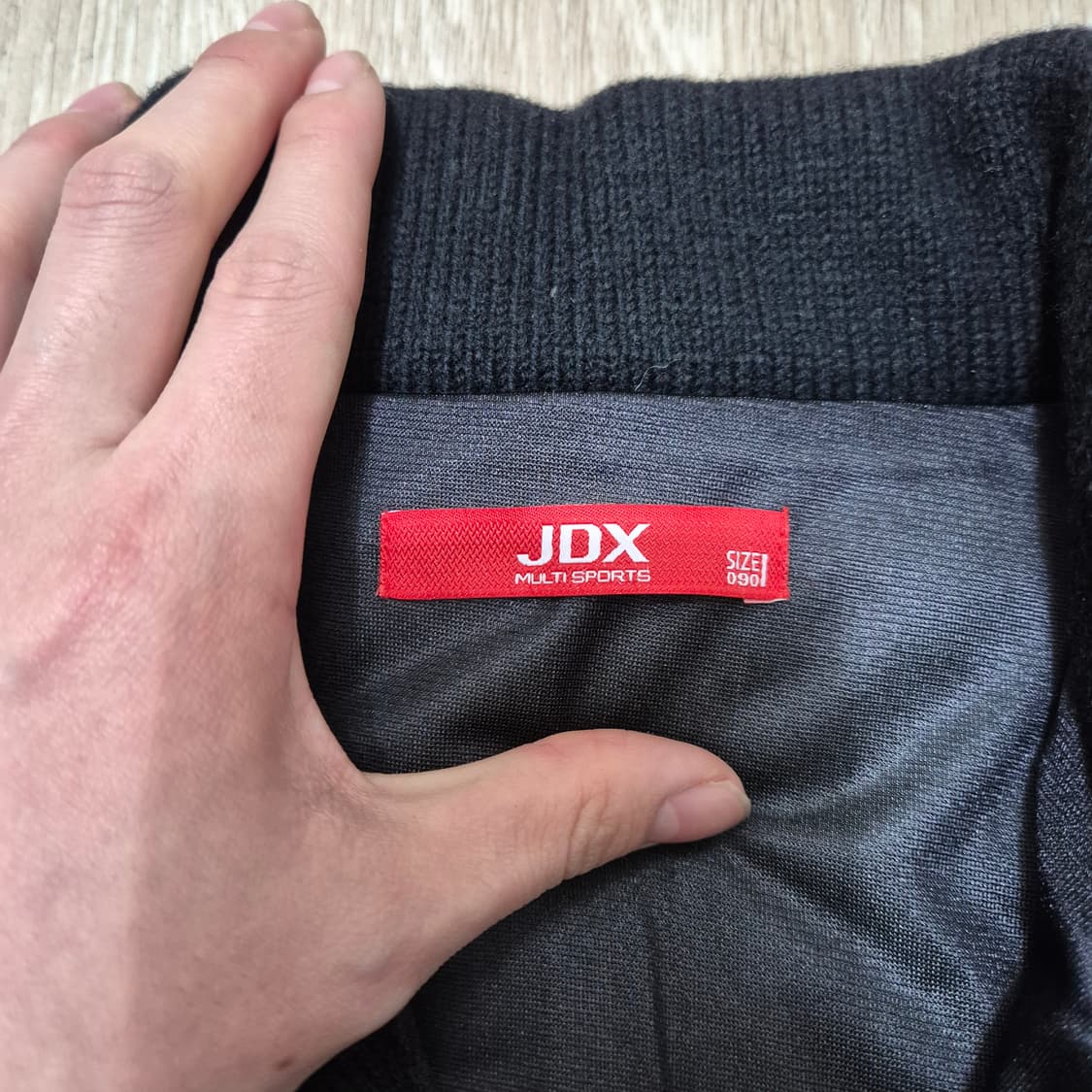 JDX 여성 골프웨어 자수로고 니트 자켓 S(90) 상품이미지5