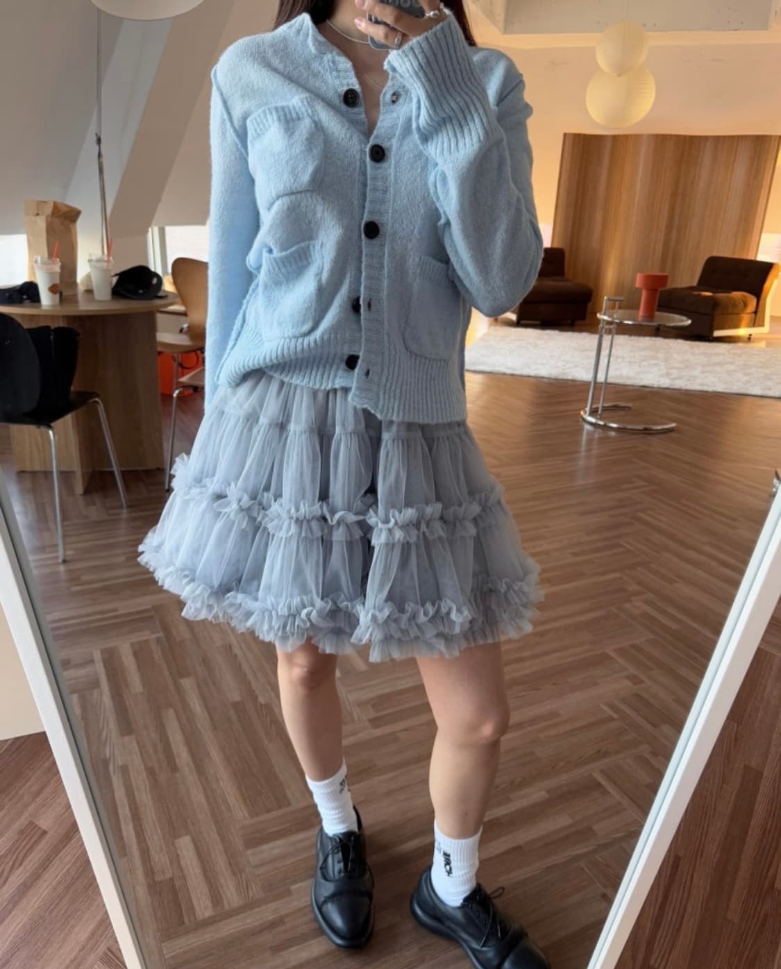 에그이즈 퍼즈캉캉스커트 상품이미지2