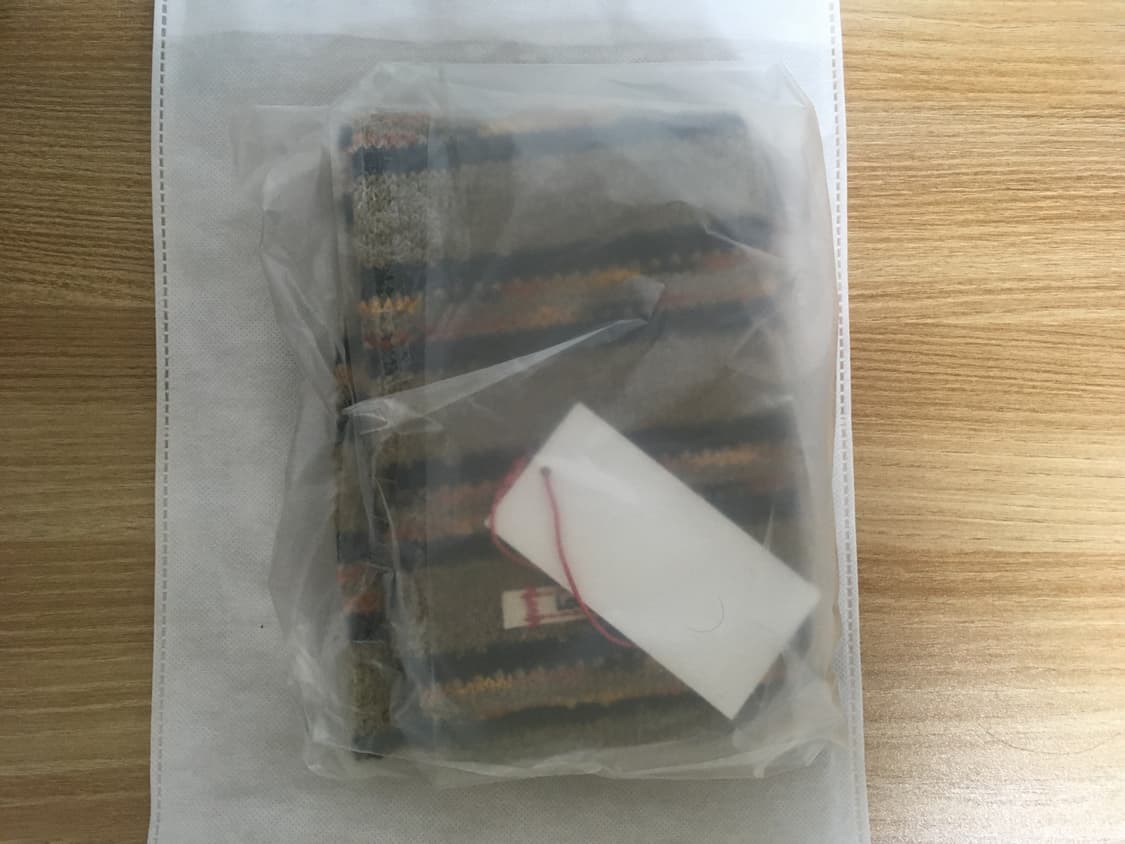 새상품 급처) 러브머쉬룸 니트 머플러 브라운 상품이미지3