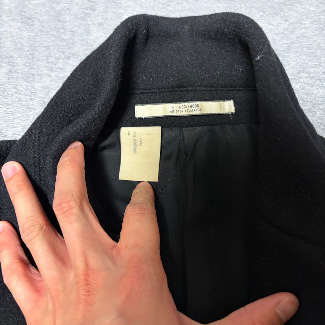 [36] 엔할리우드 아카이브 체스터필드 코트 상품이미지4