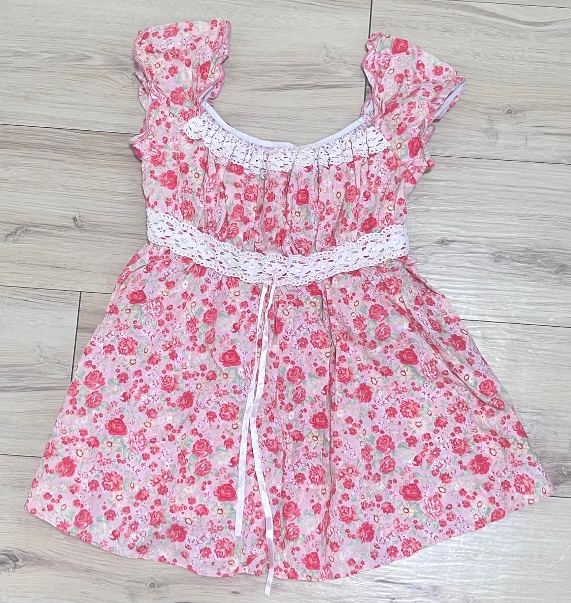 빈티지 리즈리사 플로럴 탑 상품이미지1