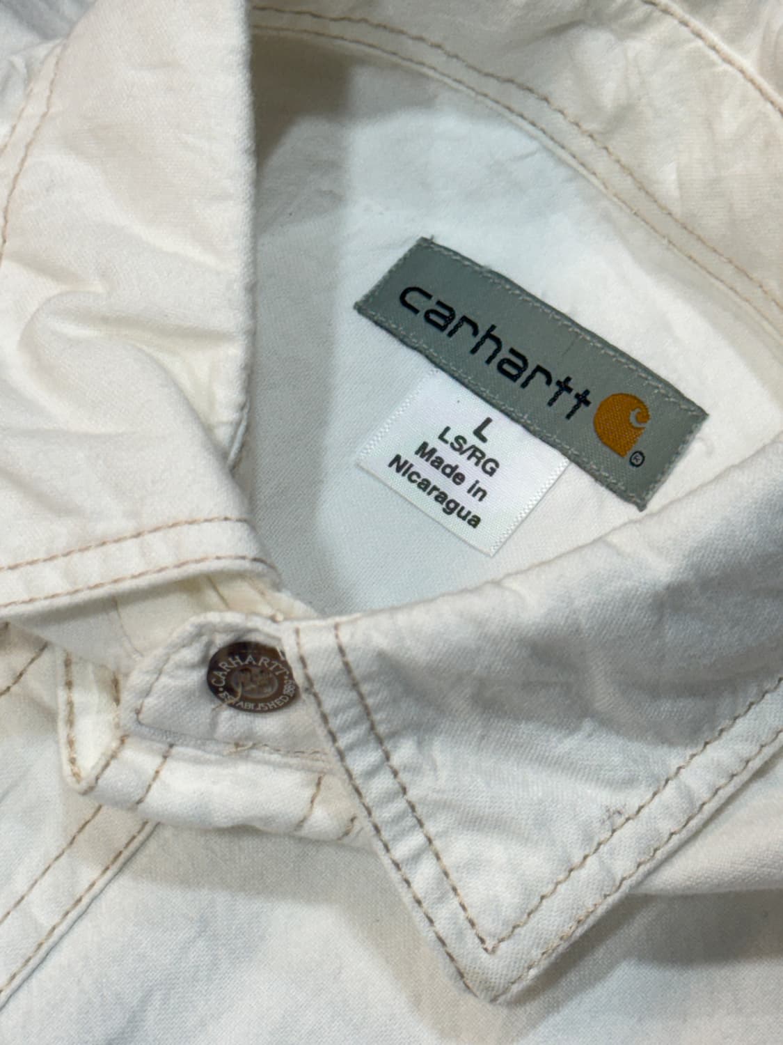 CARHARTT 반팔셔츠 화이트 상품이미지3