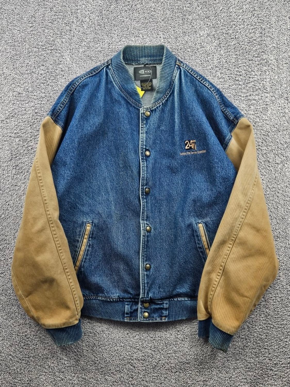 ID WEAR 코튼 데님 바시티 자켓 ( XL ) / 11580 상품이미지2