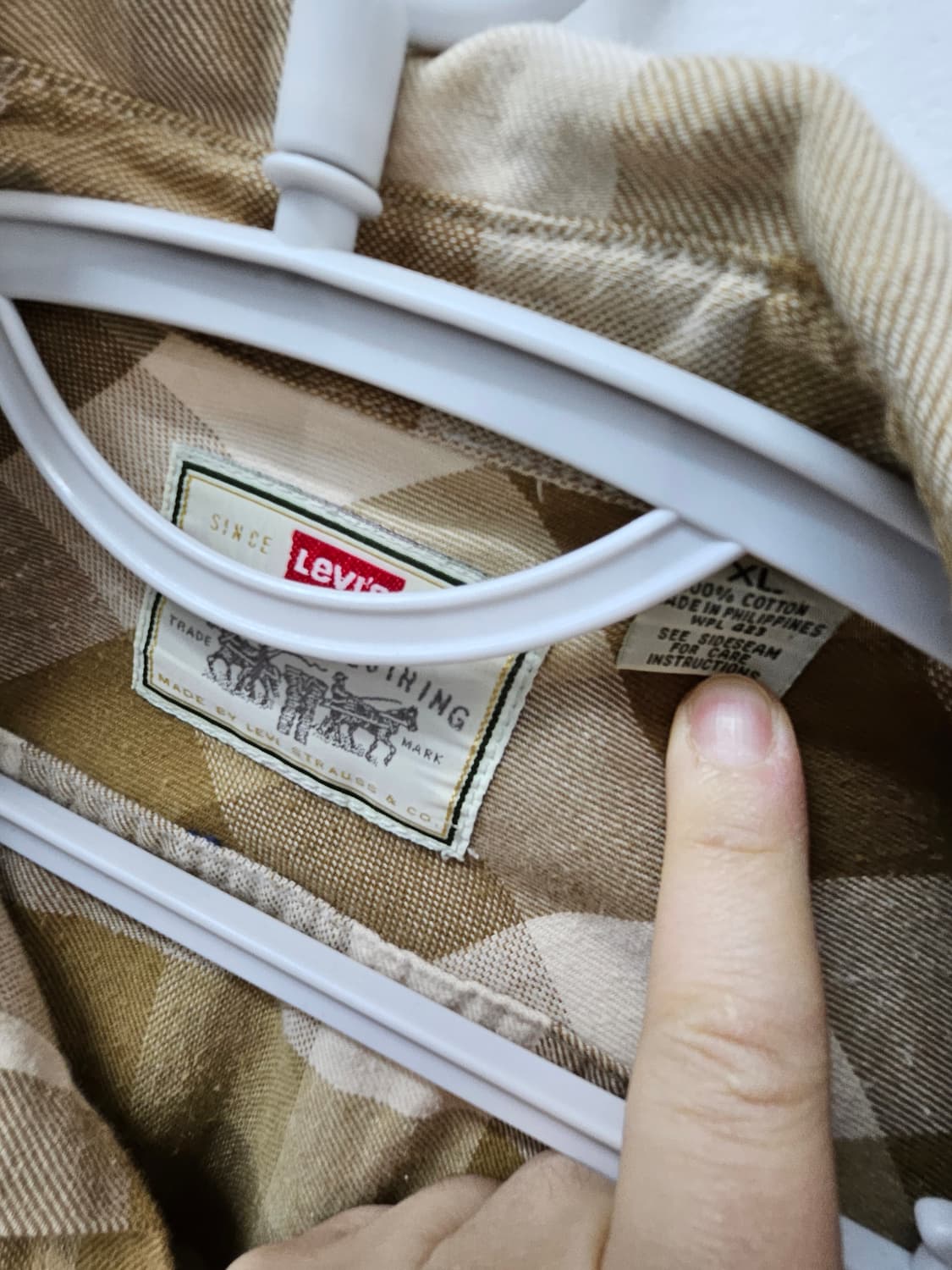 리바이스 빈티지 체크셔츠 상품이미지3