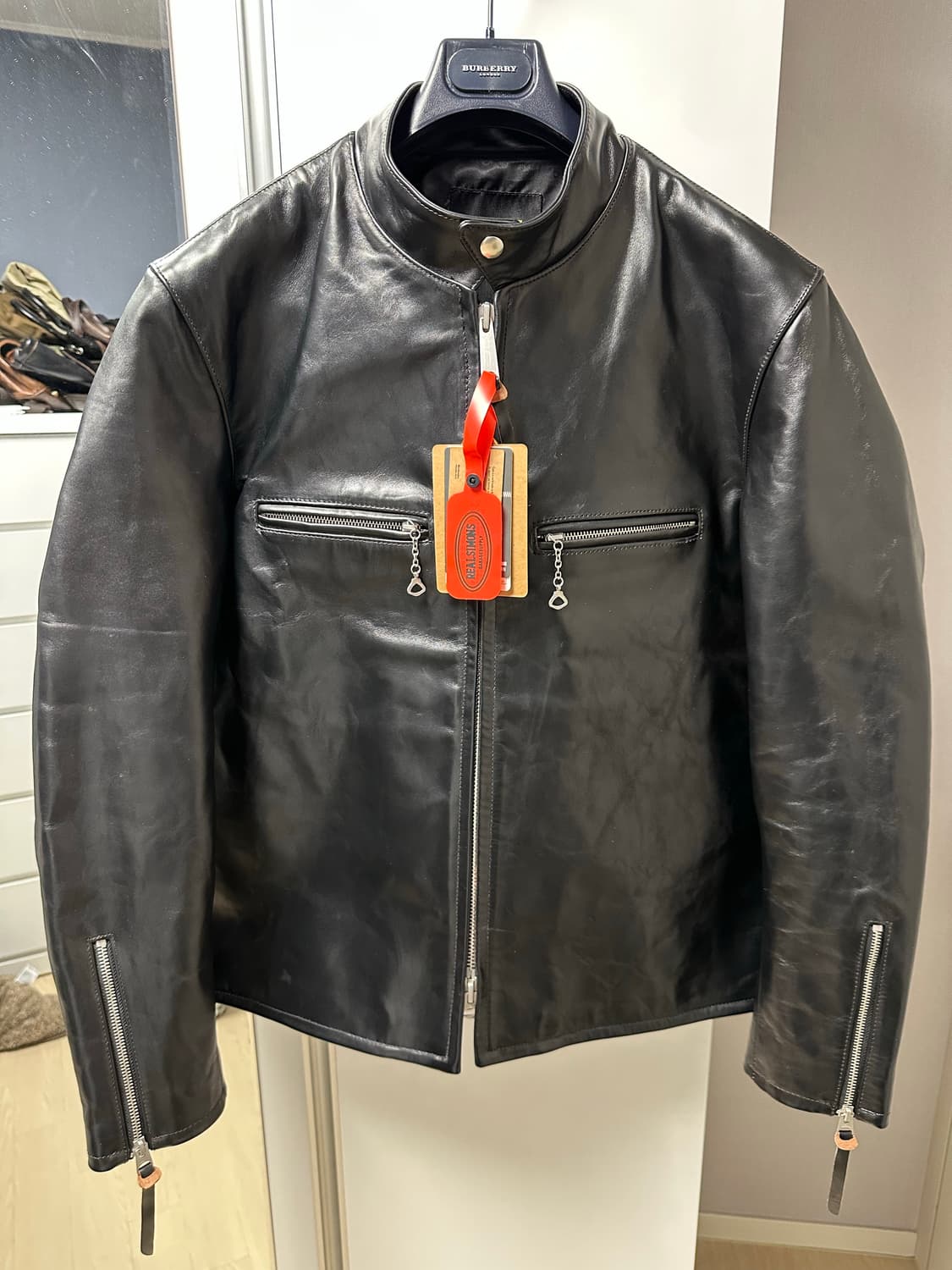 리얼시몬스 J-100 홀스하이드 레이싱자켓 2XL 새상품 상품이미지1