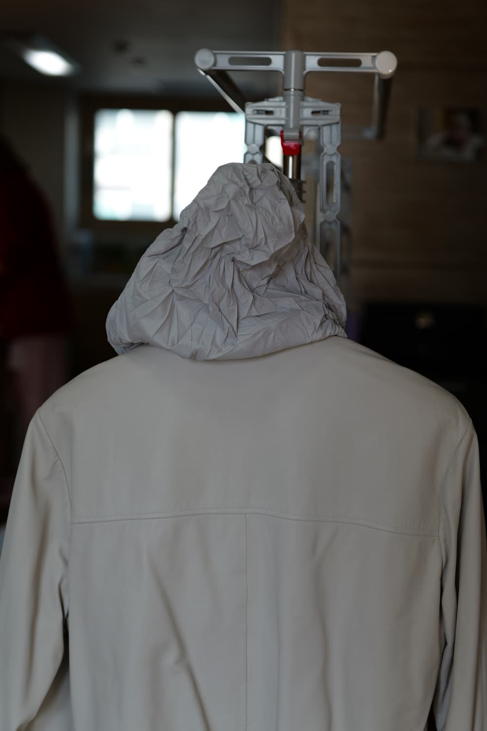 보테가베네타 램스킨 가죽 자켓 48 클라우드 화이트 상품이미지6