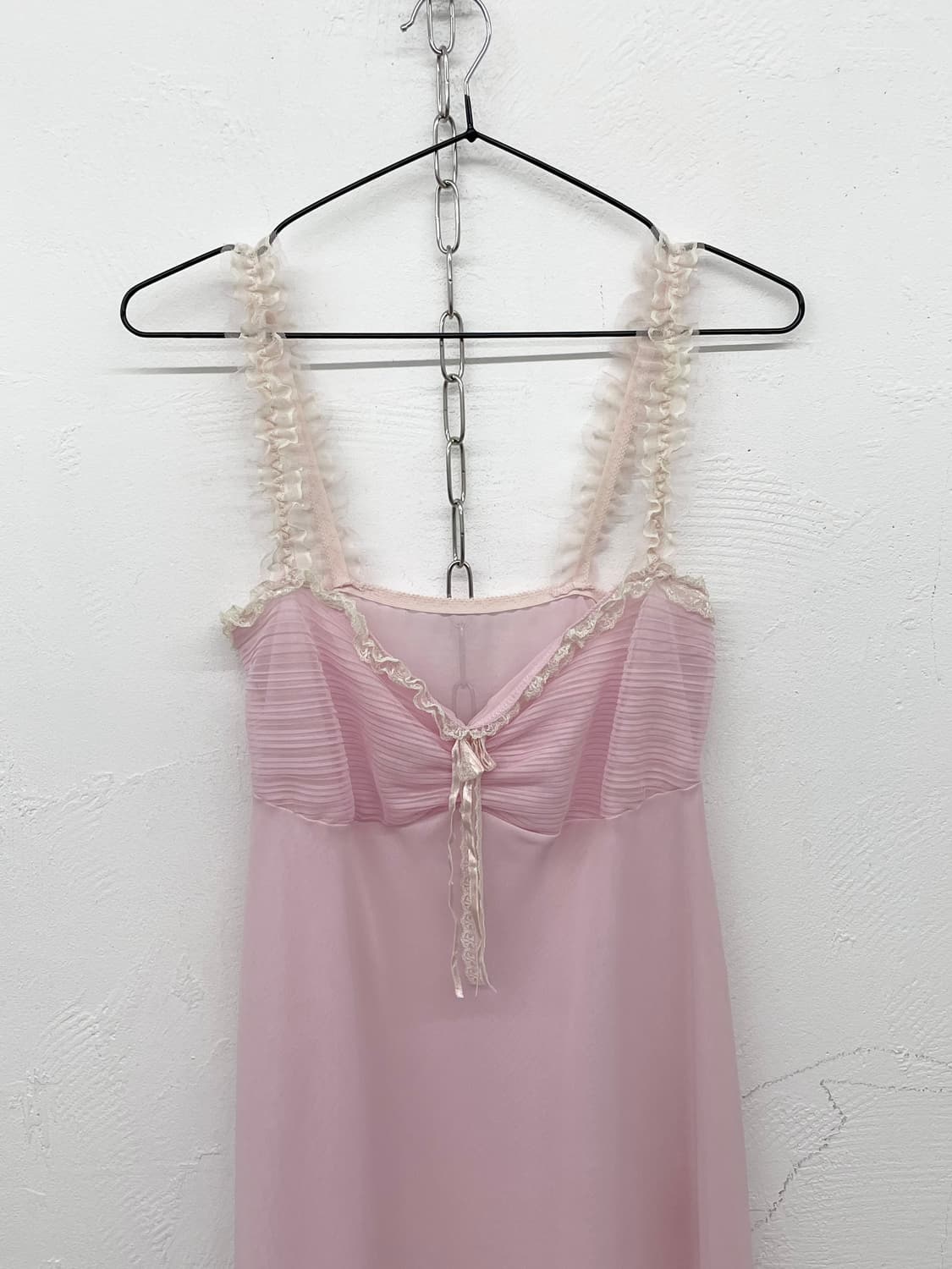 핑크 히메갸루 셔링 레이스 슬립 상품이미지5