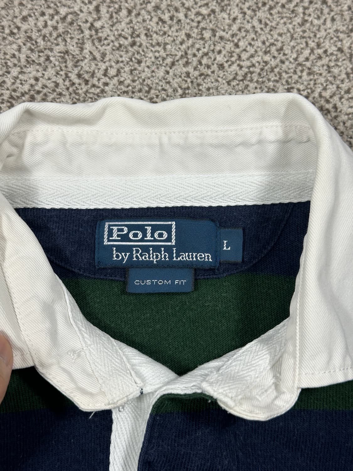 폴로 랄프로렌 스트라이프 럭비티 L 상품이미지7