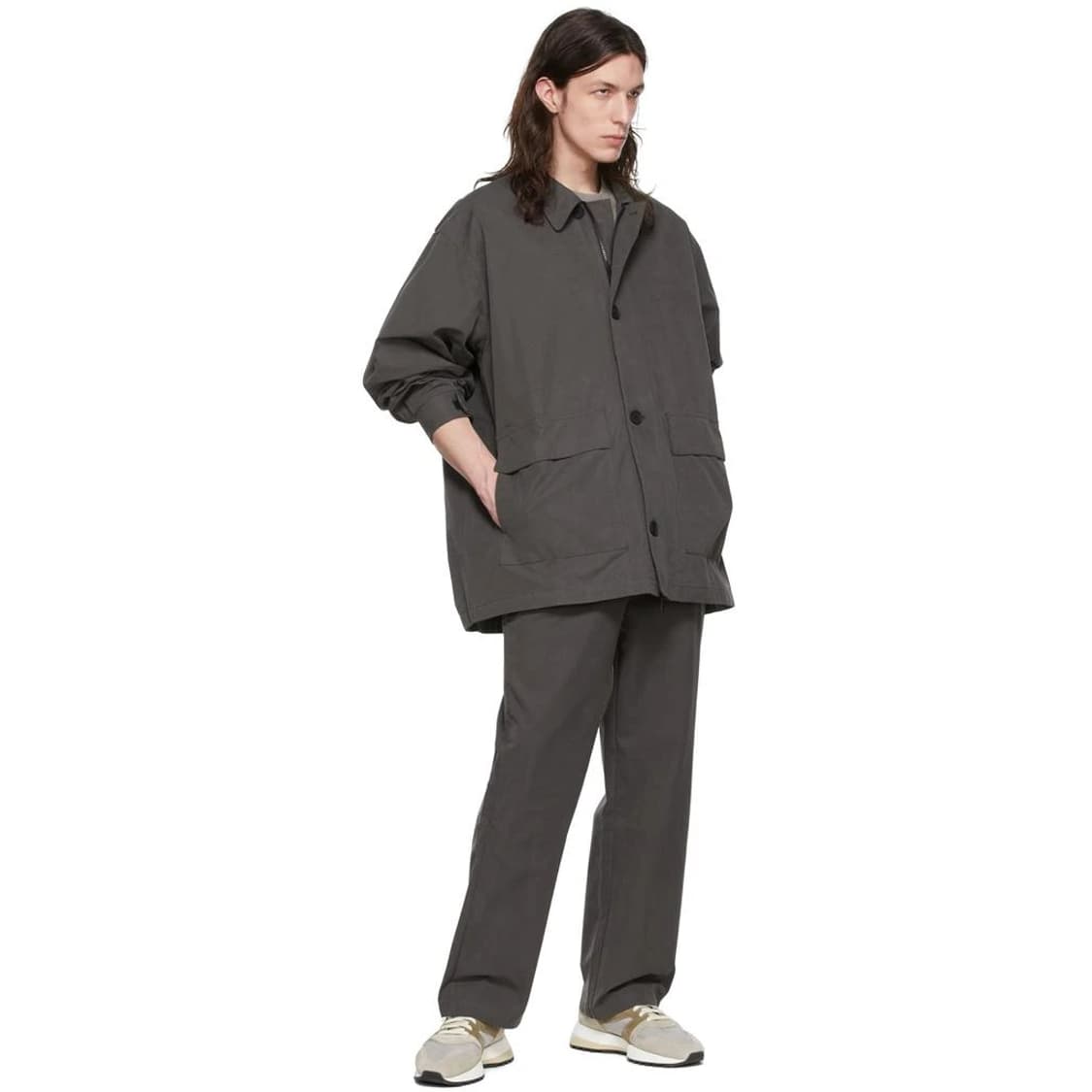 피어오브갓 릴랙스드 코튼 라운지 팬츠 아이언 상품이미지1