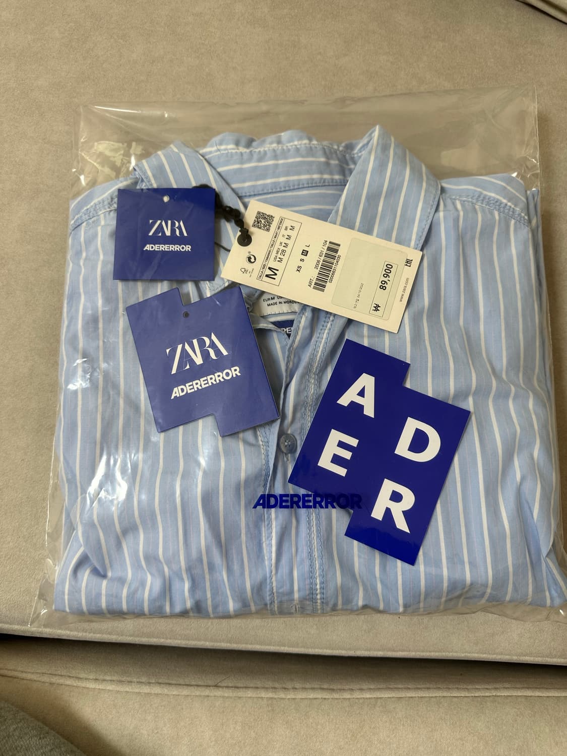 자라 아더에러 스트라이프 셔츠 M 상품이미지9