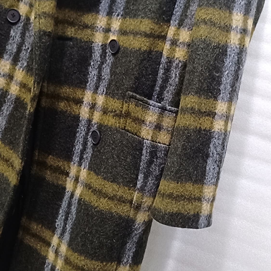 올세인츠 울 체크 롱 코트 여성 S 겨울 모직 사랑봉봉 상품이미지8