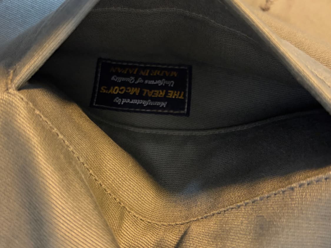 리얼맥코이 n-1 덱자켓 올리브 한정판 상품이미지9