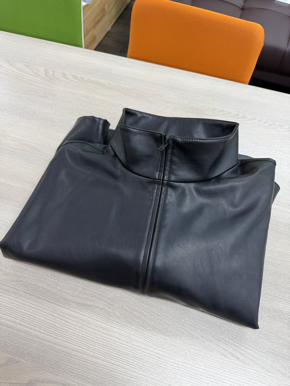 유니클로 코팅오버사이즈블루종 3XL 상품이미지1