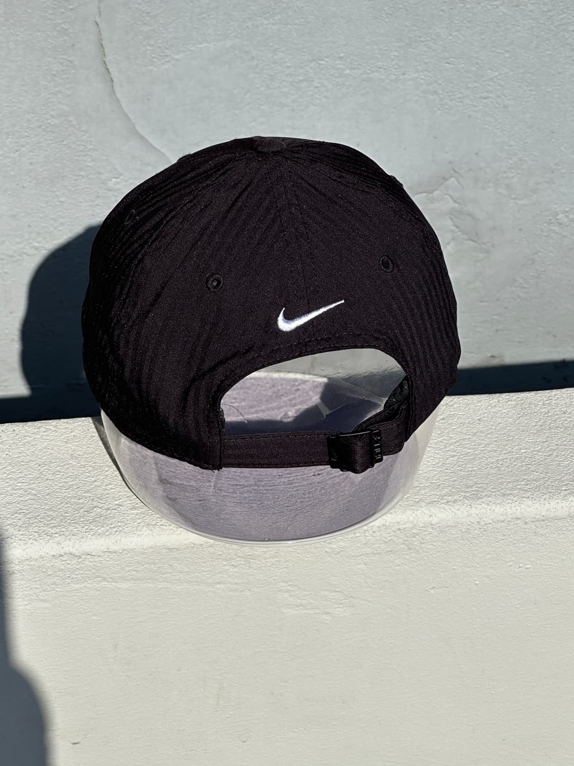 [F] 나이키 로고 우븐 블랙 볼캡 모자 상품이미지4
