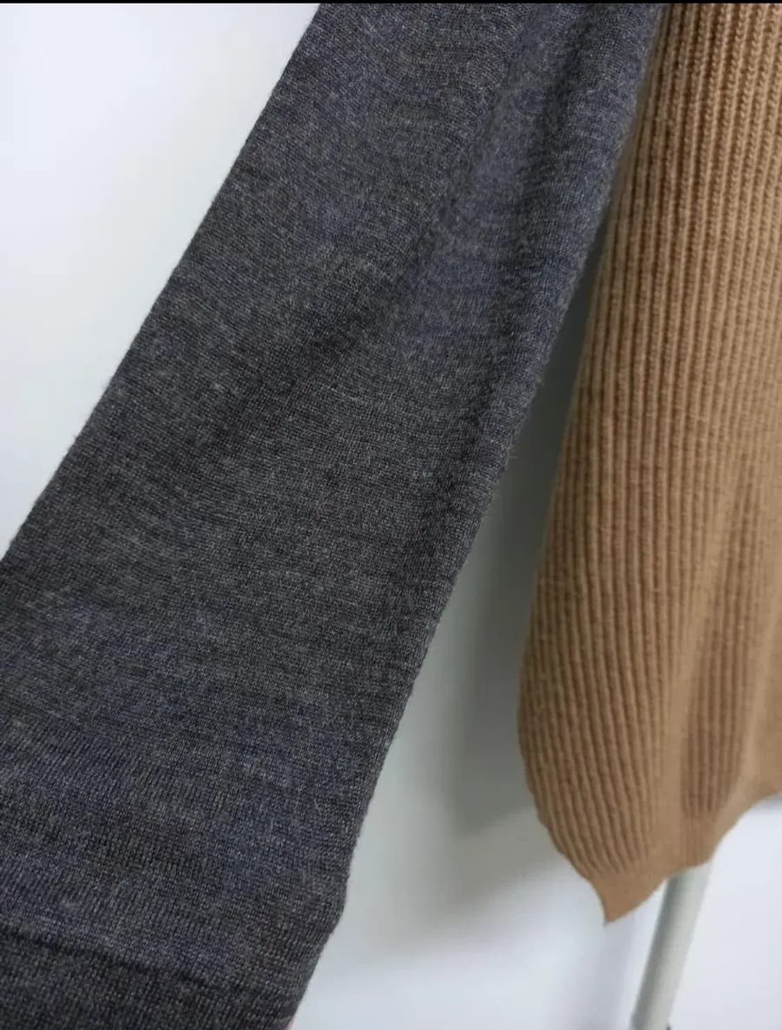 시스템 춘추 니트 쉬폰 블리우스 F 33-55 상품이미지6