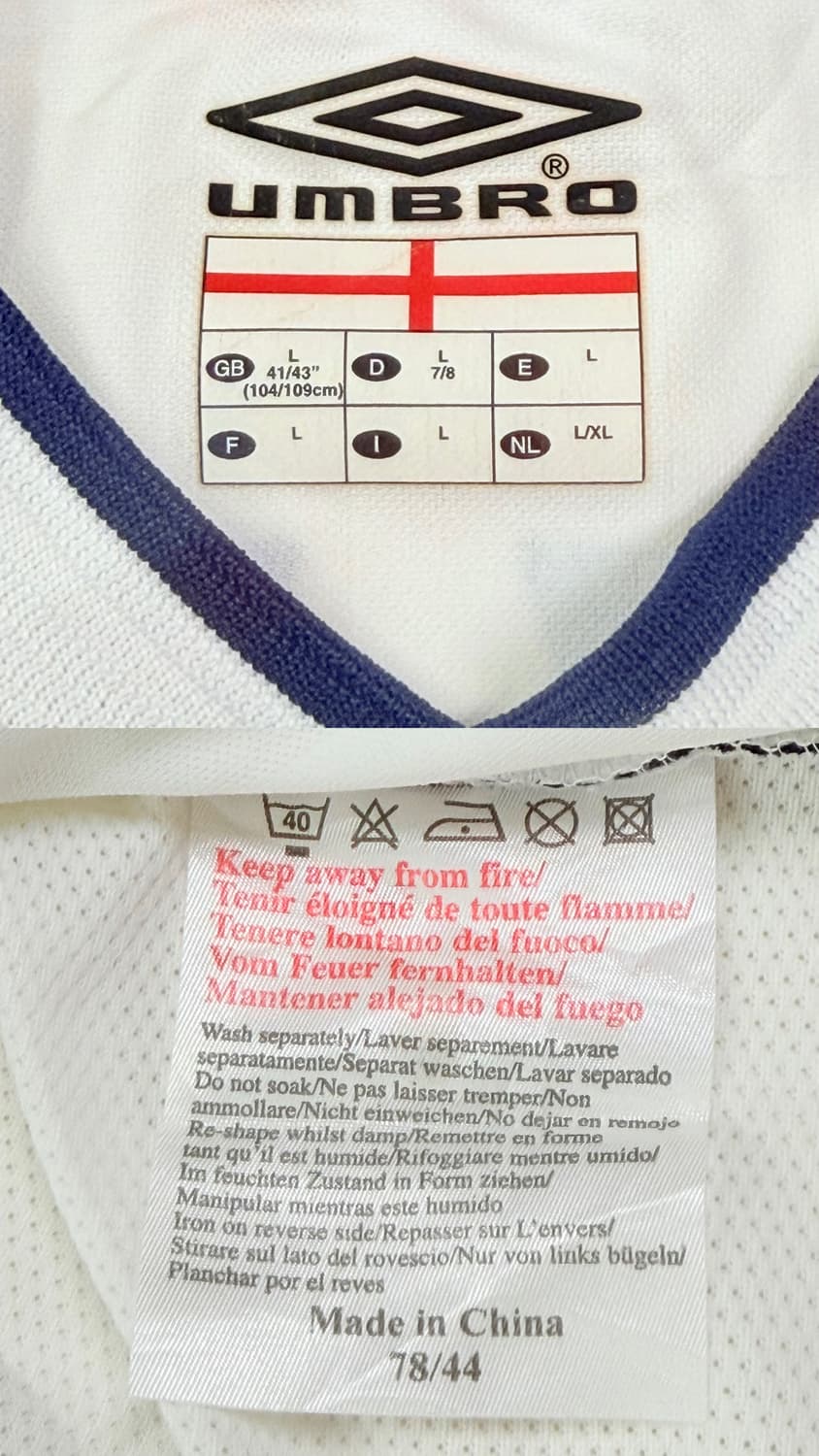 01-03 잉글랜드 국대 홈 베컴 유니폼 상품이미지10