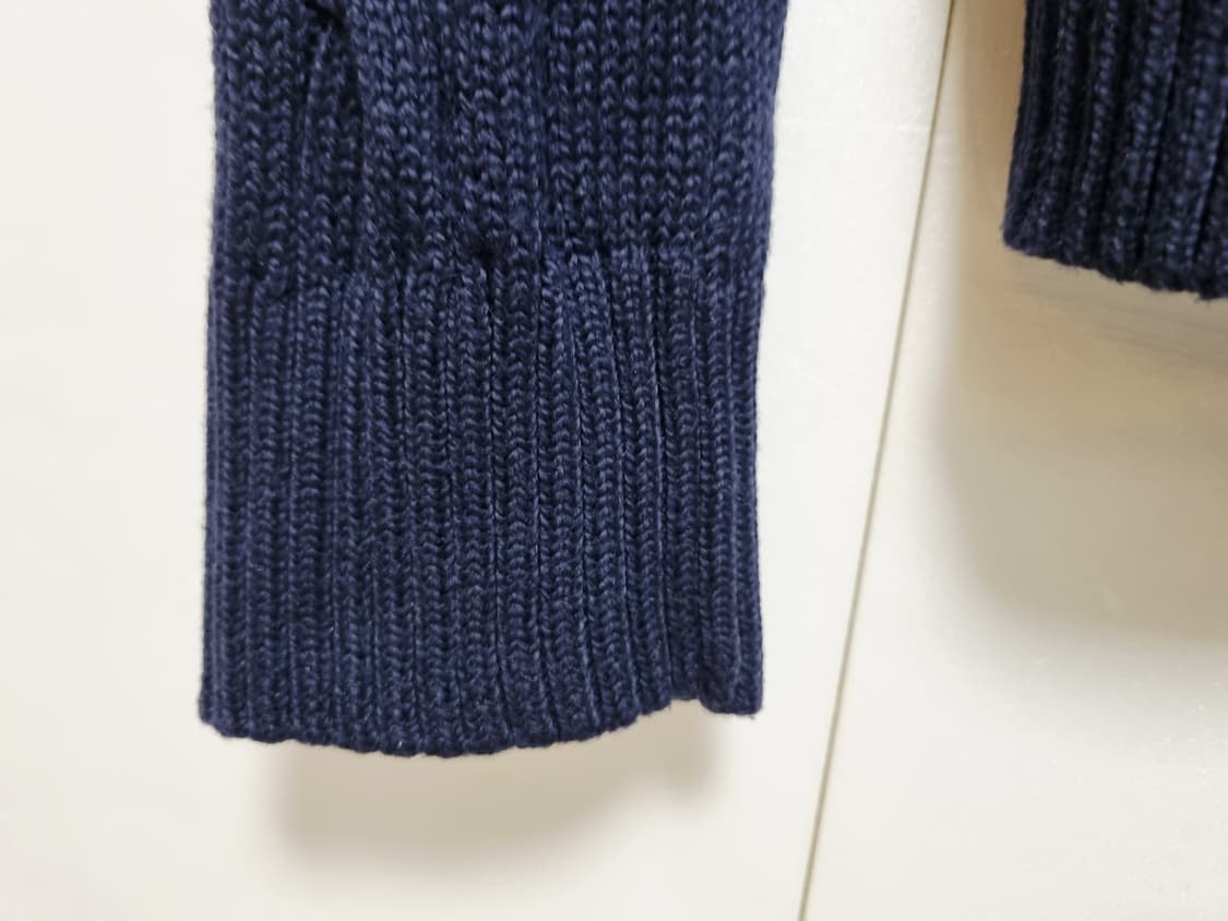 남성 2022 폴로 QR인증 긴팔 케이블 꽈배기 니트 코튼 스웨터 상품이미지5