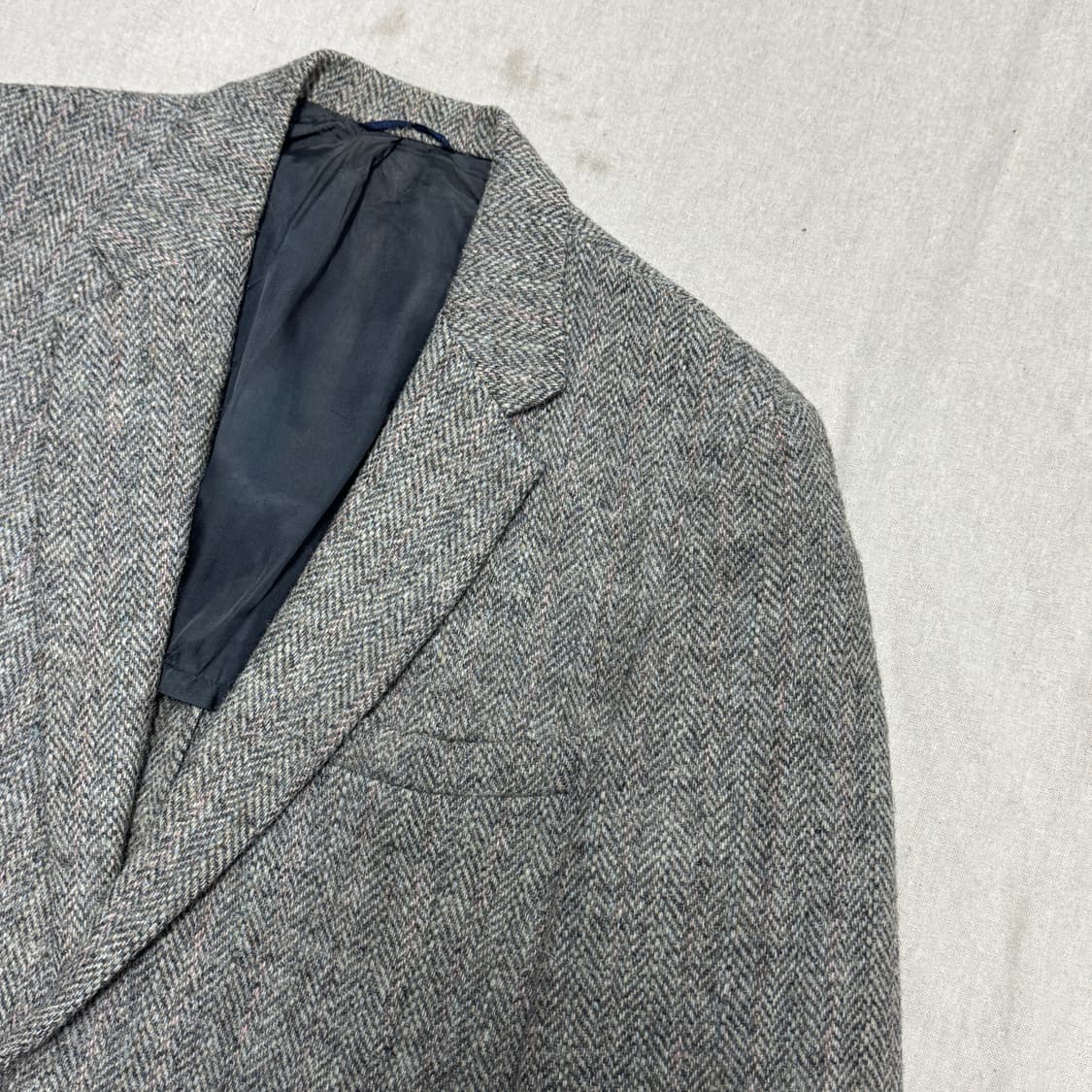 해리스트위드 헤링본 자켓 100~ 상품이미지2