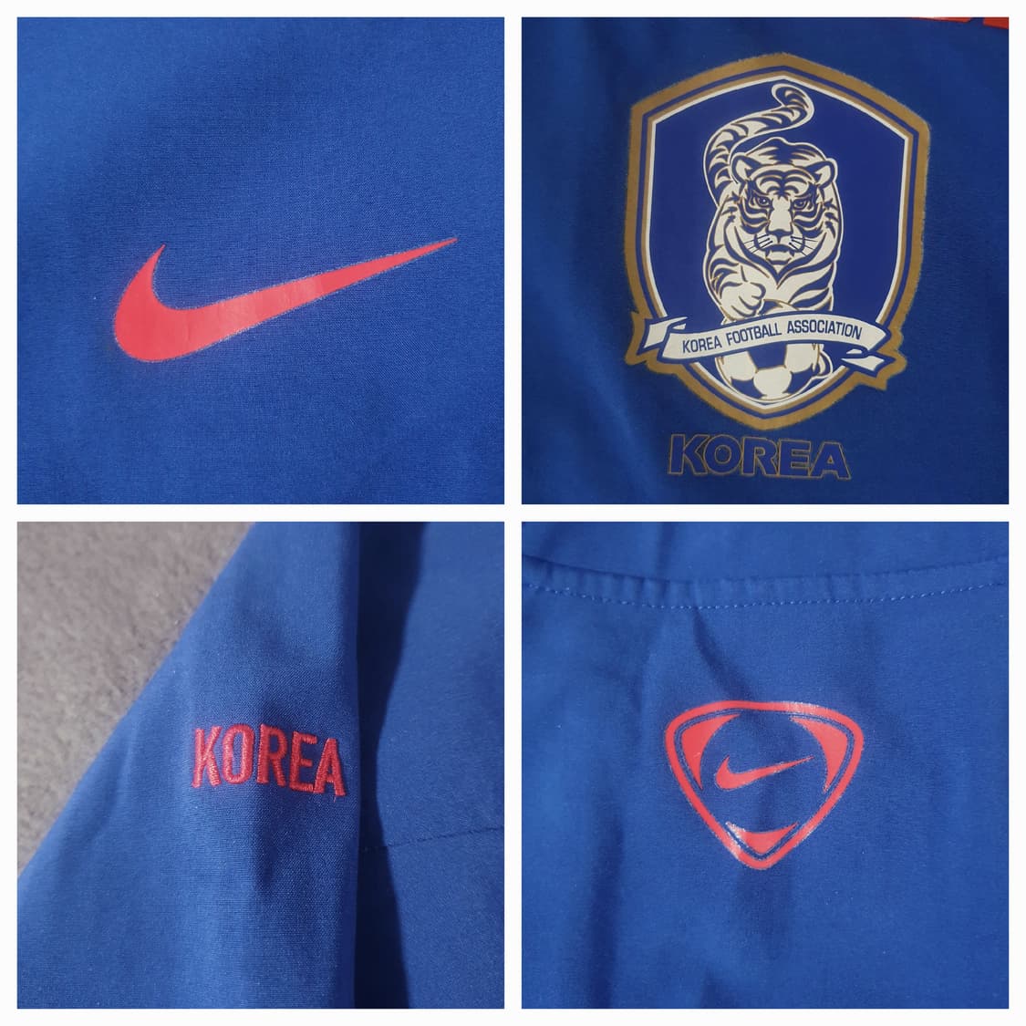 나이키 08-09 축구 국대 웜업 트레이닝 탑 바람막이 L 100 상품이미지6