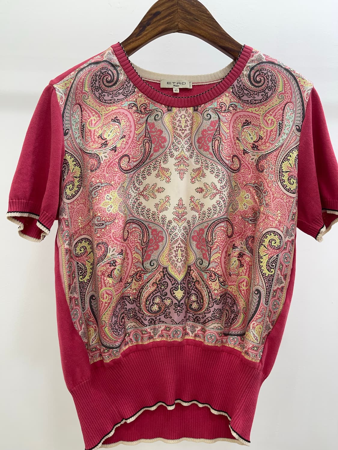 ETRO 니트 실크 반팔 상품이미지6