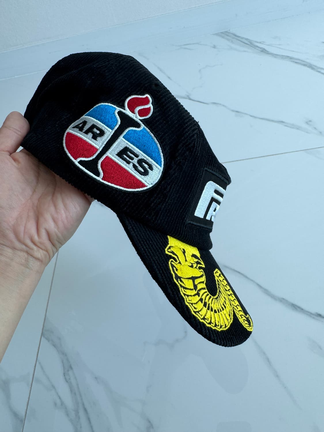 Aries moto corduroy cap 상품이미지3