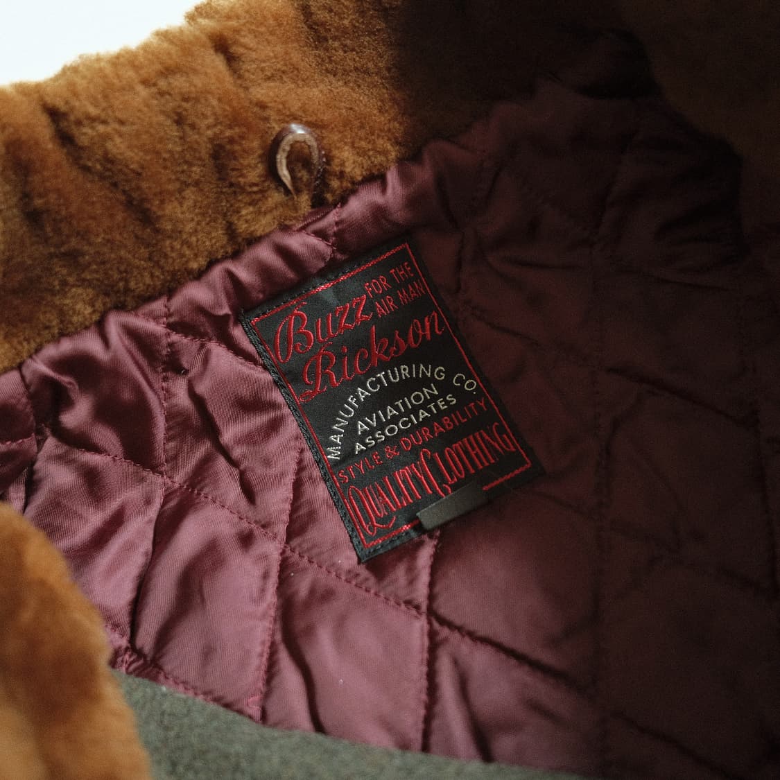 버즈릭슨 미해군 수송기용 플라잉 멜튼울코트 42사이즈 상품이미지9