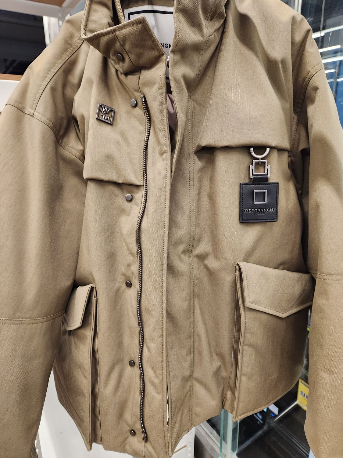 우영미 22FW 코듀라 패딩 베이지 48 상품이미지3