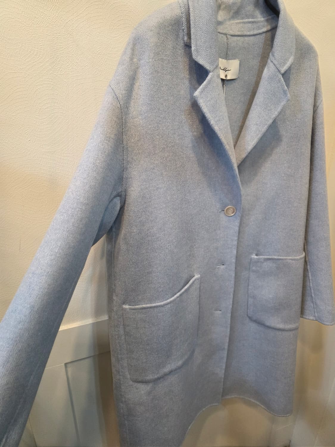 jabllyn 하늘색 모직 코트 새상품 상품이미지3