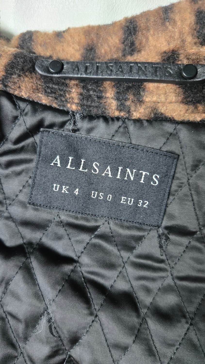 올세인츠 레오파드 울셔켓 상품이미지5