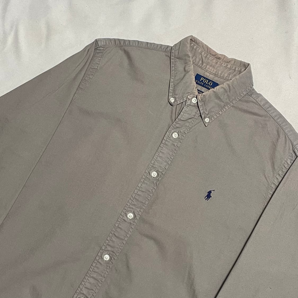 L 폴로랄프로렌 클래식핏 샌드 코튼 셔츠  상품이미지1