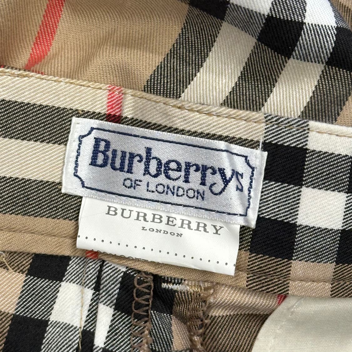 XL 새상품 버버리 노바체크 슬랙스 상품이미지4