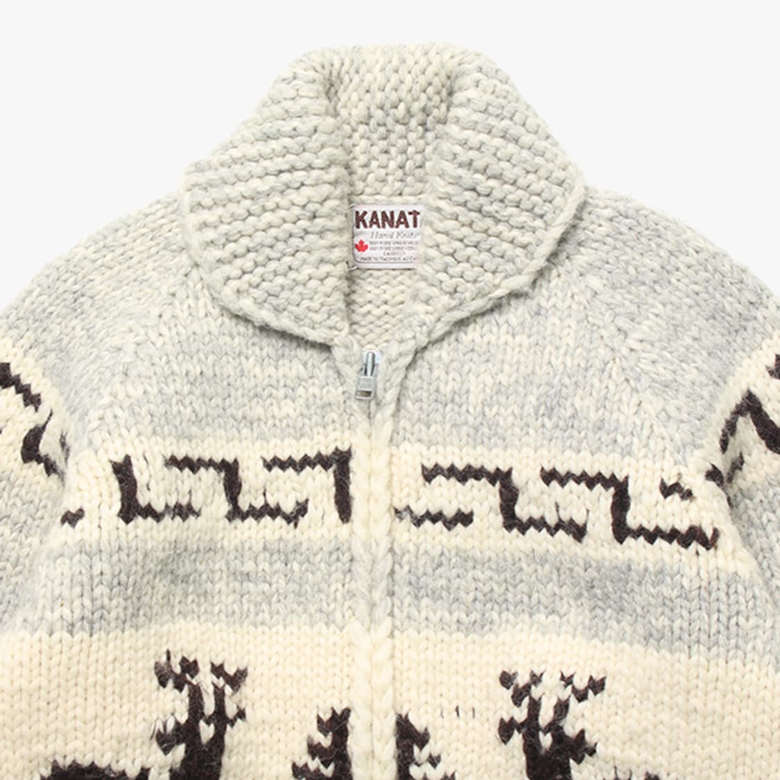  KANATA "Grey Knit Zip-up" 상품이미지2