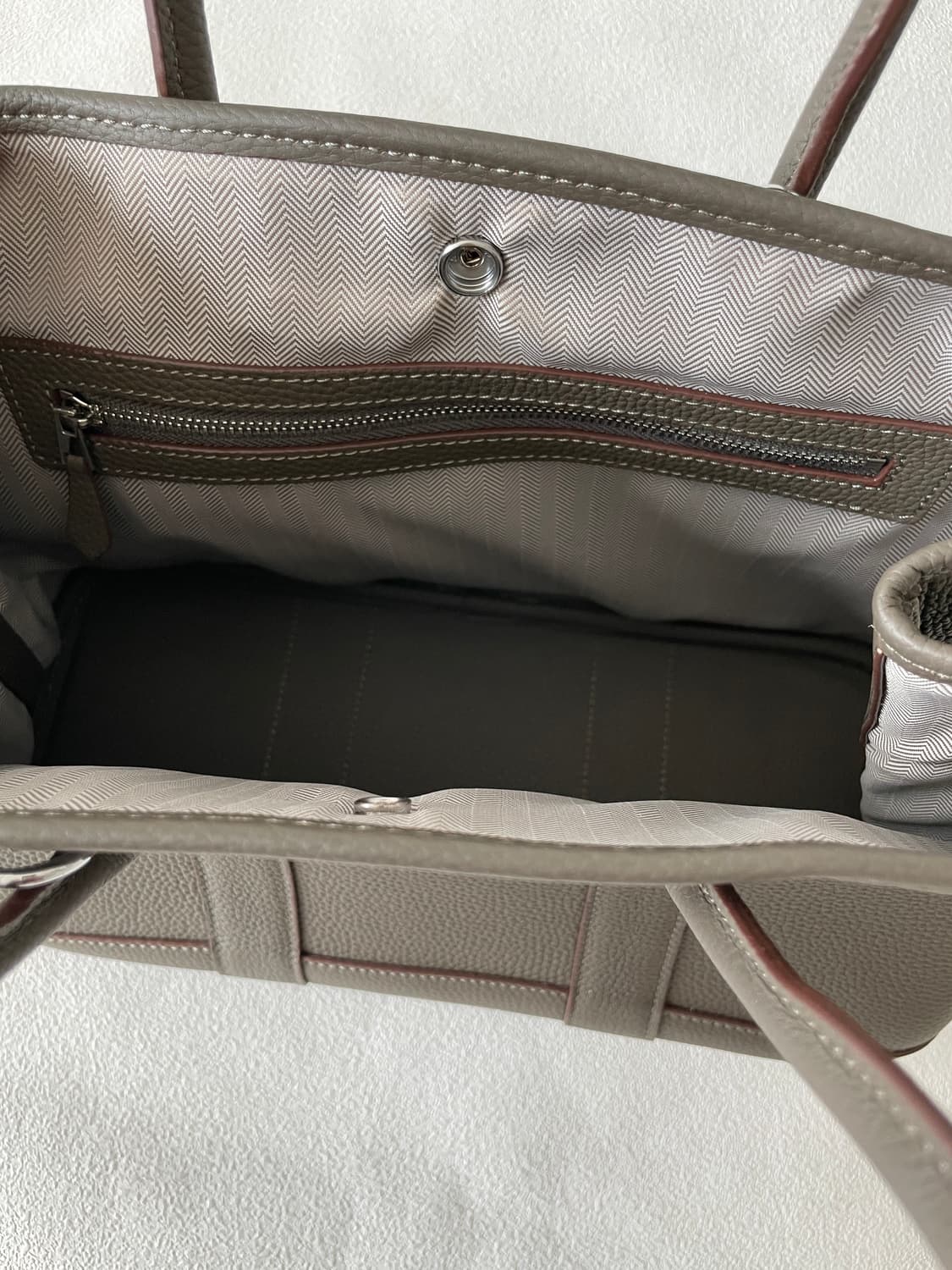 Pre owned 레더 토트백 상품이미지8