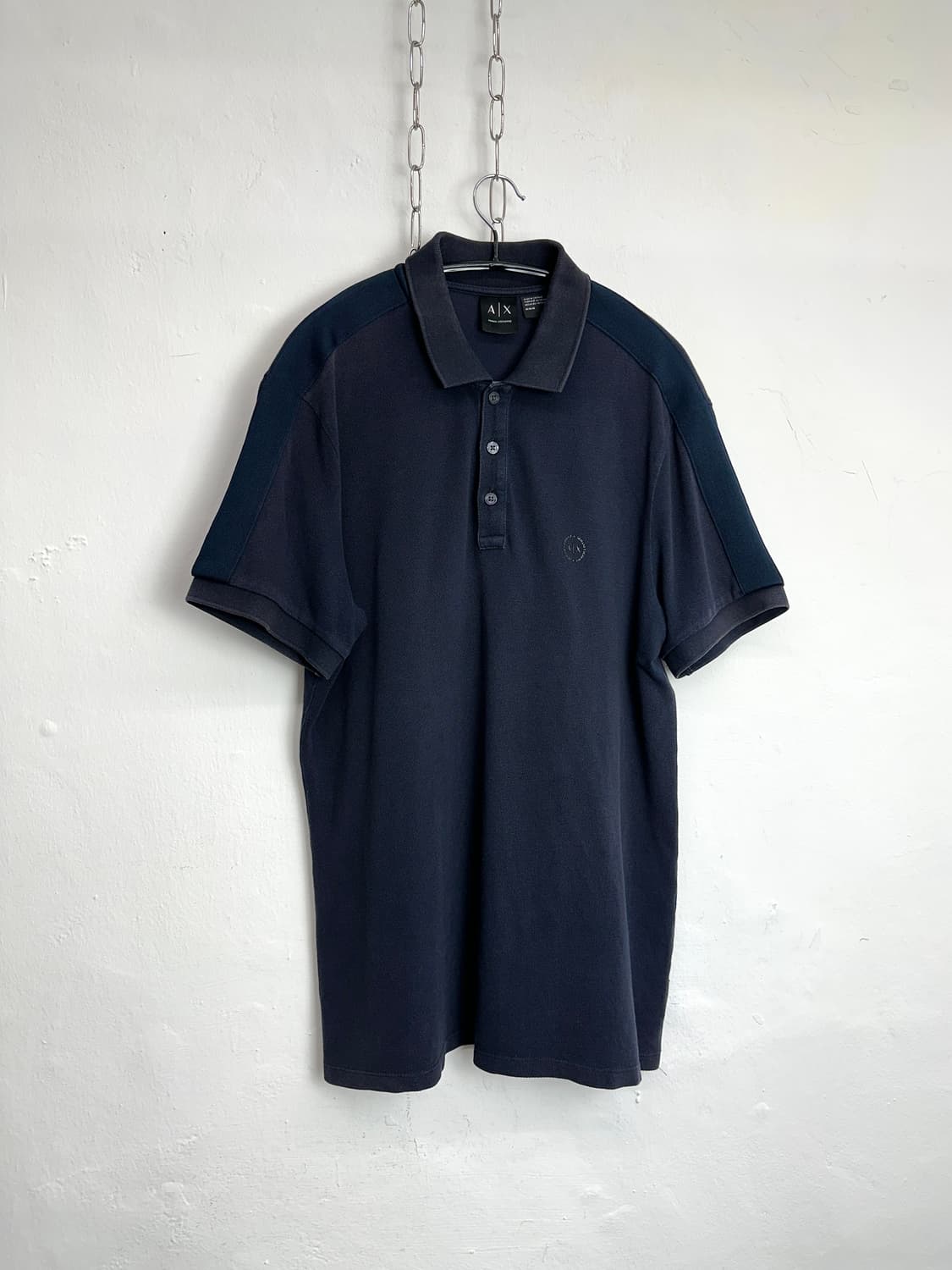 Armani Exchange Color Block Shoulder Pol 상품이미지4