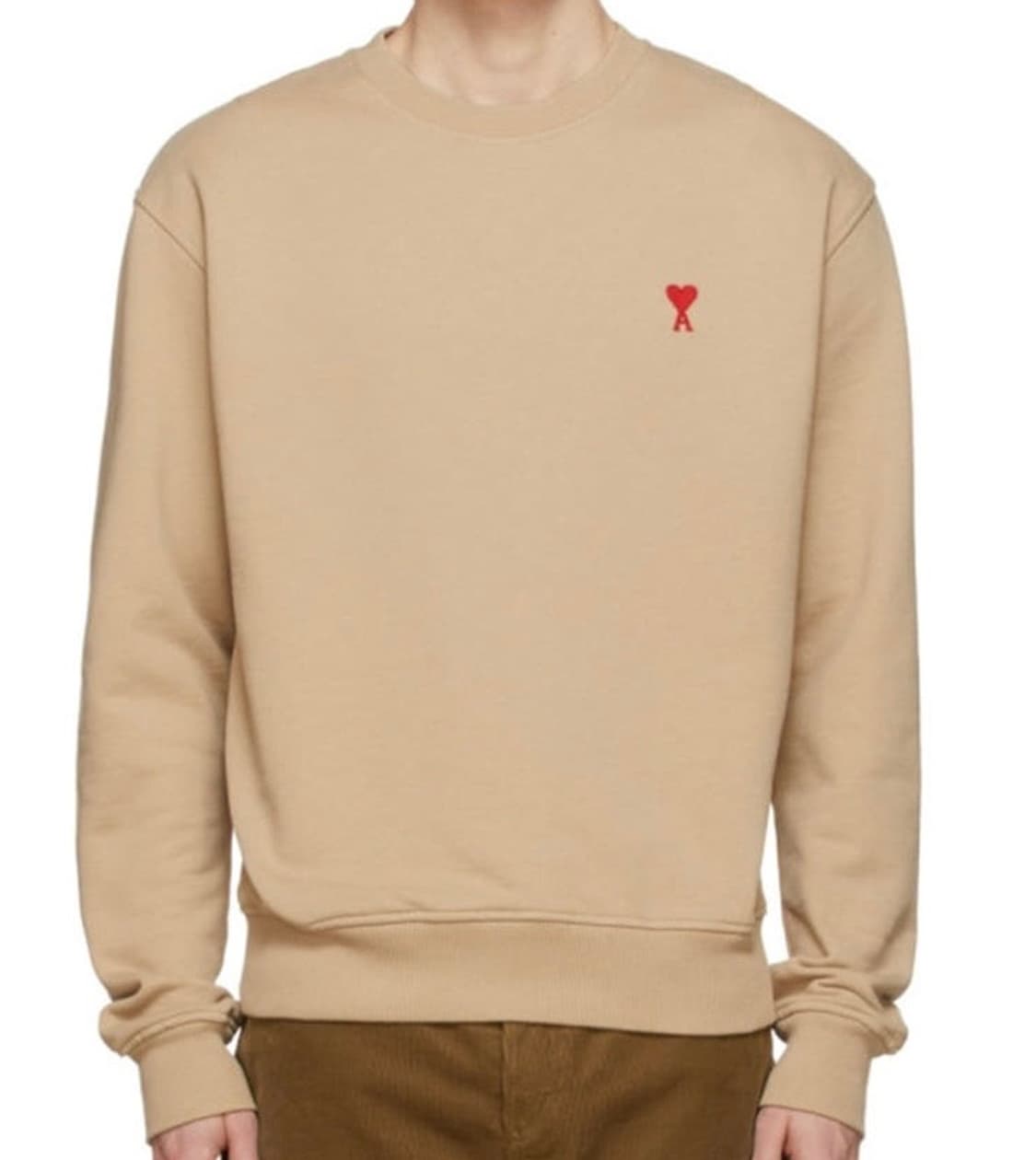 (정품)(새상품)아미 스몰로고 맨투맨 상품이미지4