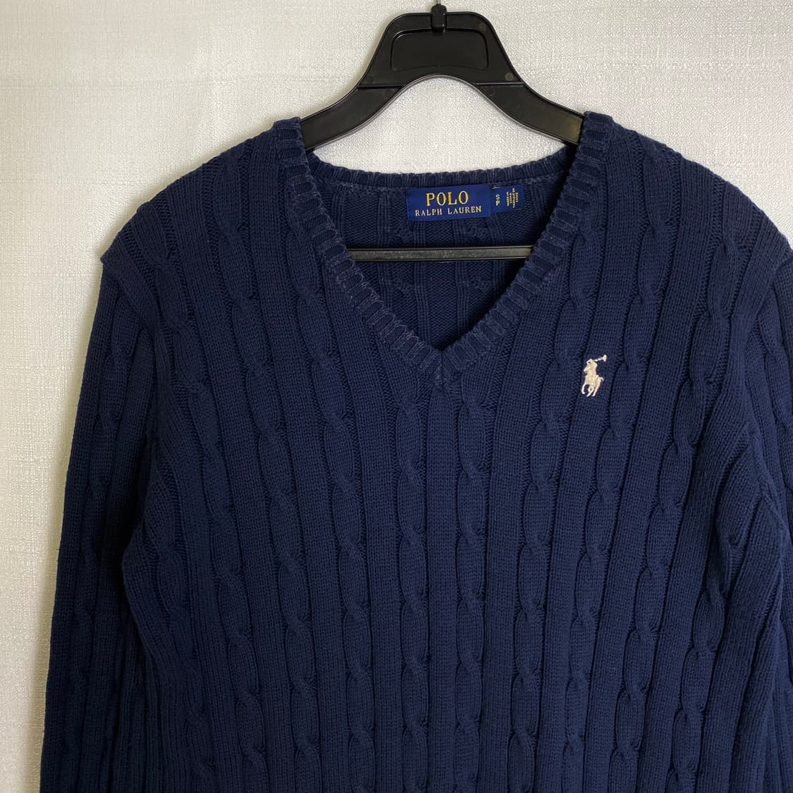 폴로 랄프로렌 신형 케이블 니트 네이비 상품이미지3