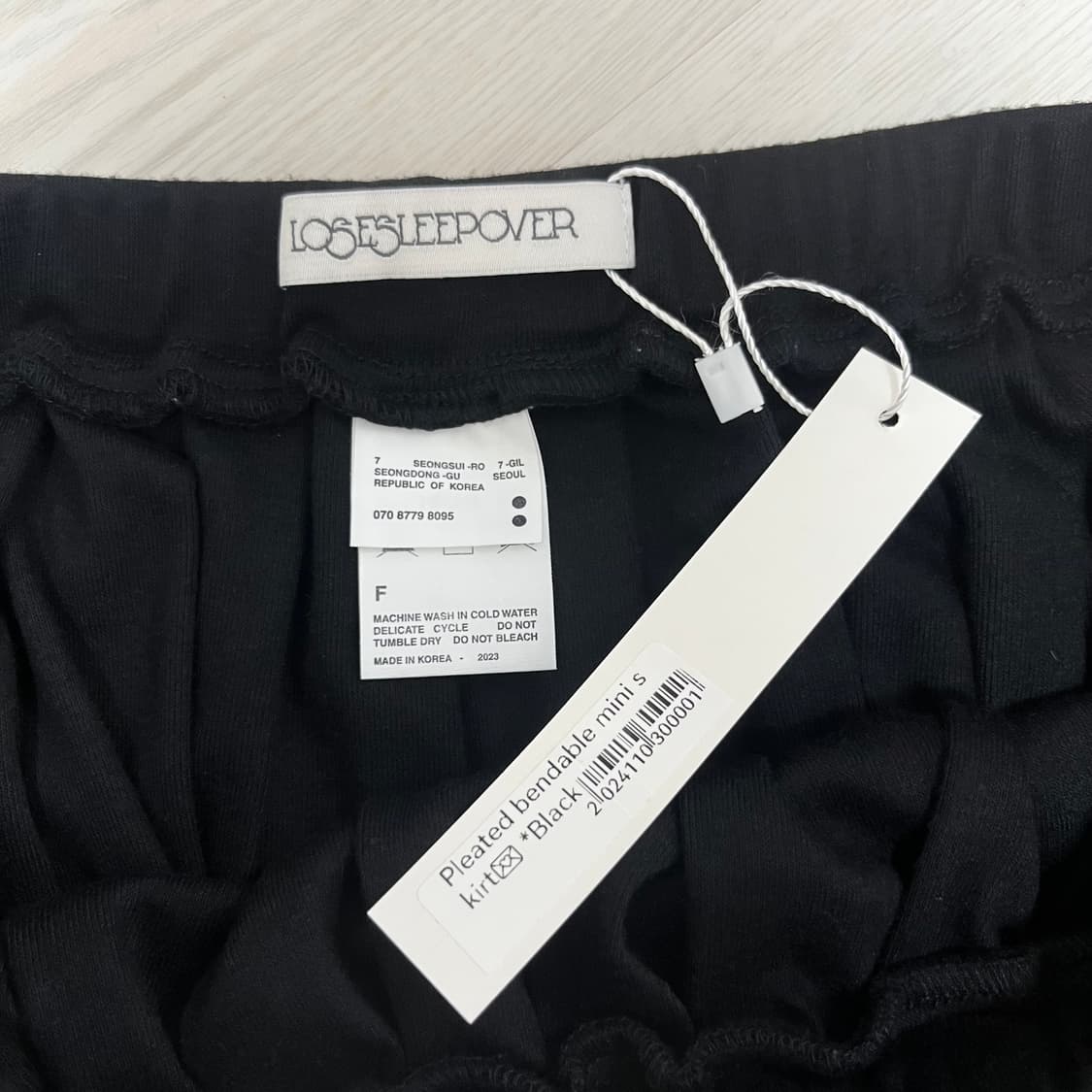 Pleated bendable mini skirt 상품이미지5
