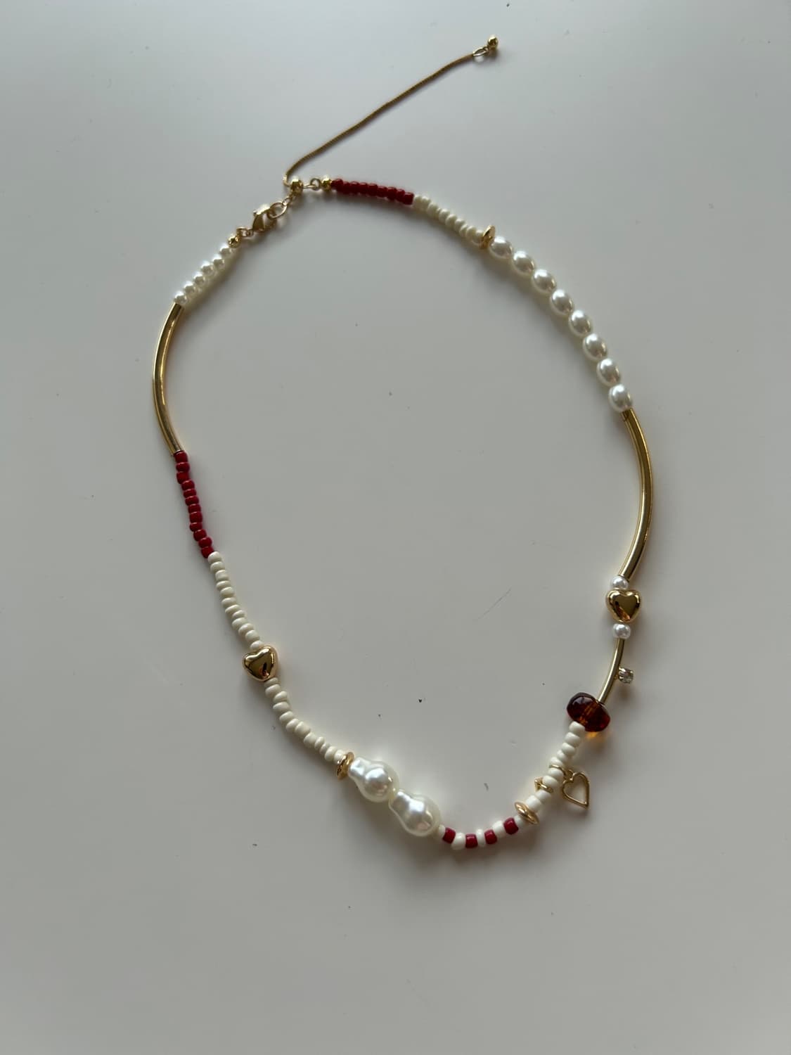 Mixed beads necklace 혼합 구슬 목걸이 상품이미지2