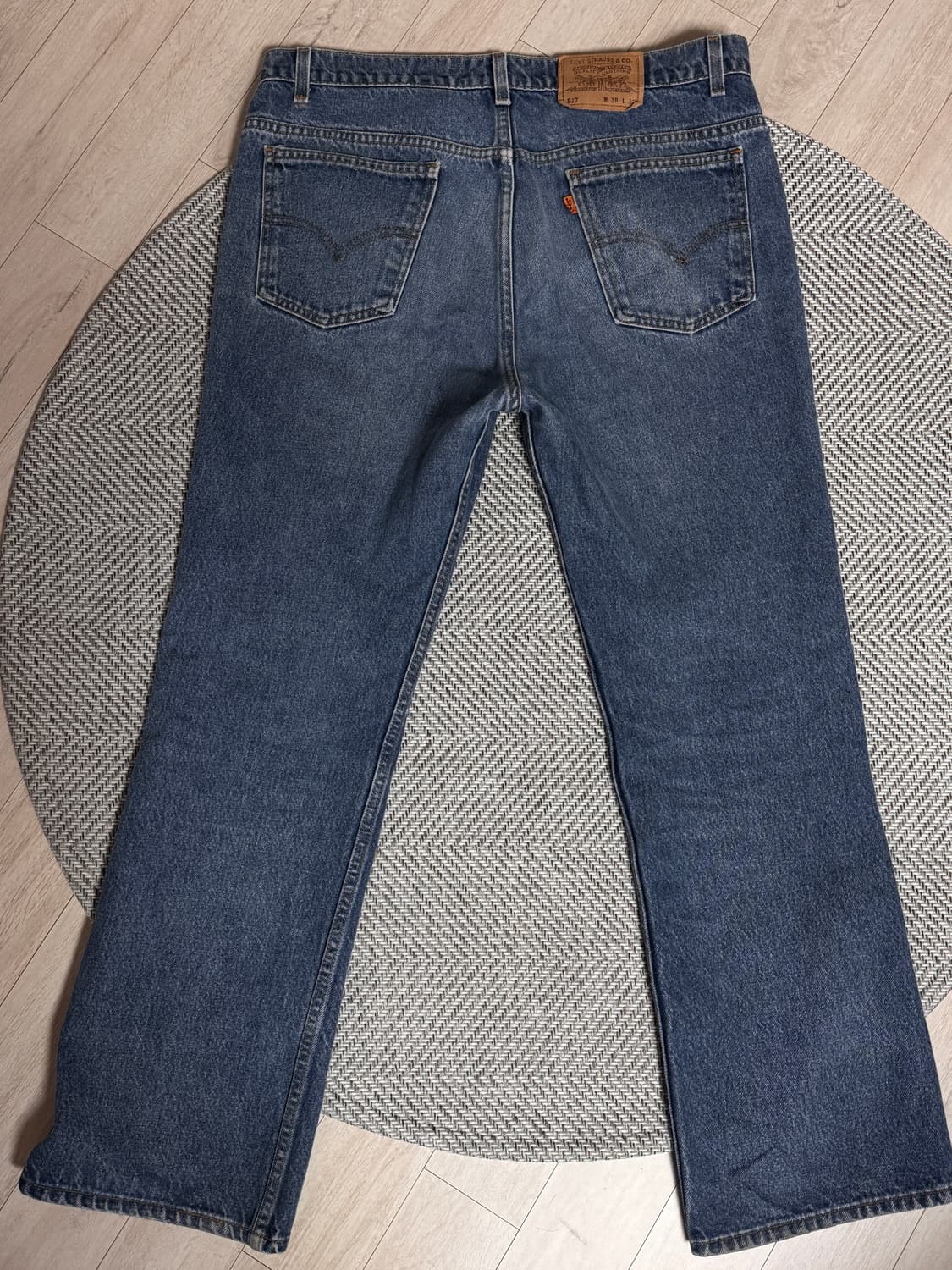 [36] 90's 리바이스 517 오렌지탭 연청 데님 상품이미지2