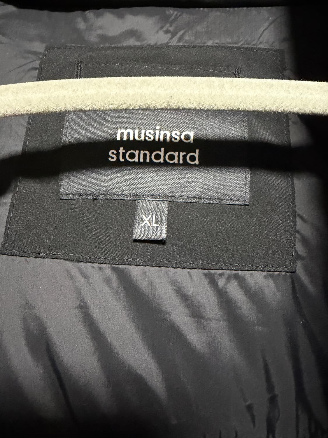 무신사스탠다드 데일리 푸퍼 미니멀 숏 패딩 XLㅐ 상품이미지8