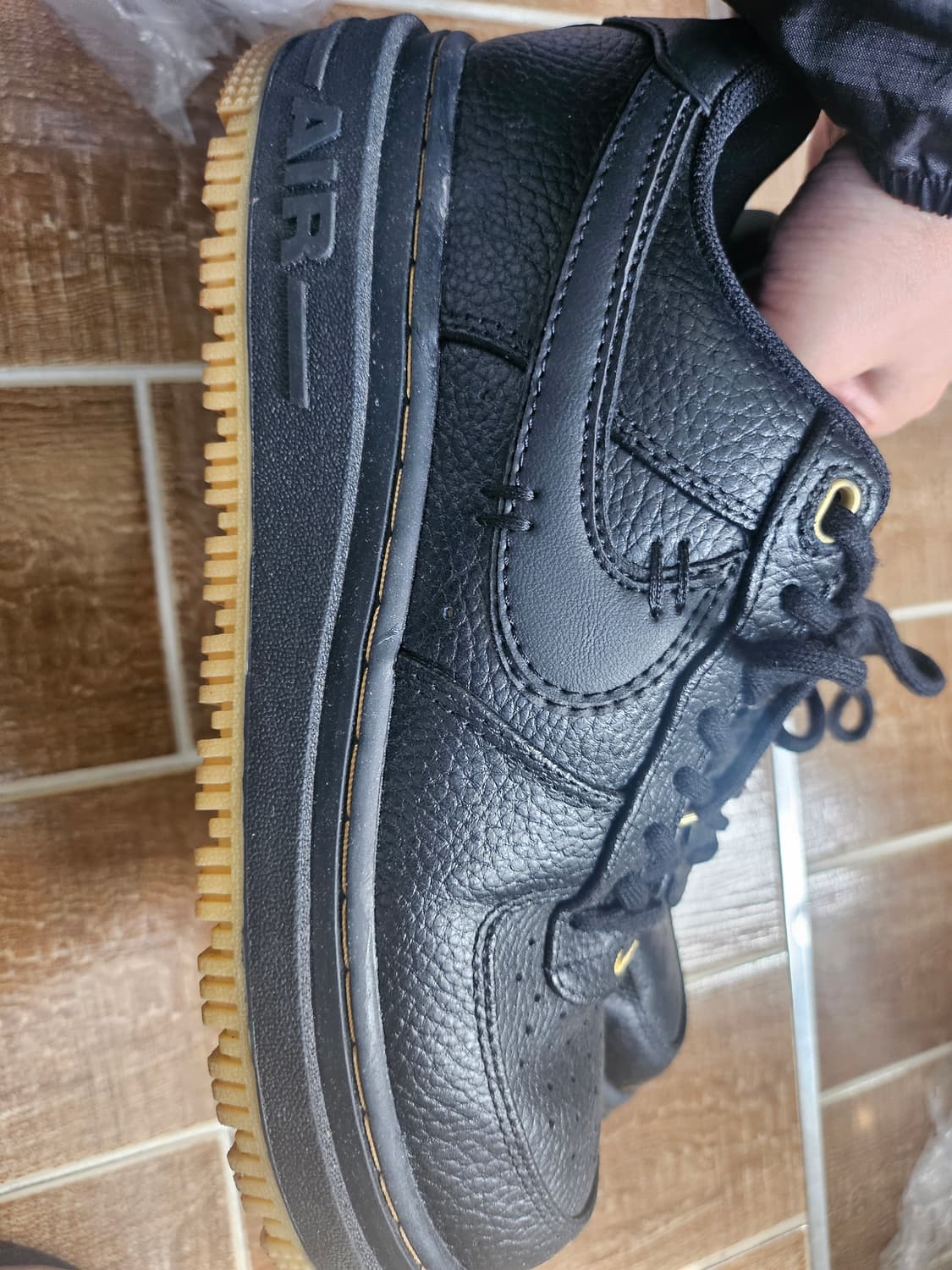 나이키에어포스1 럭스 블랙255 상품이미지2