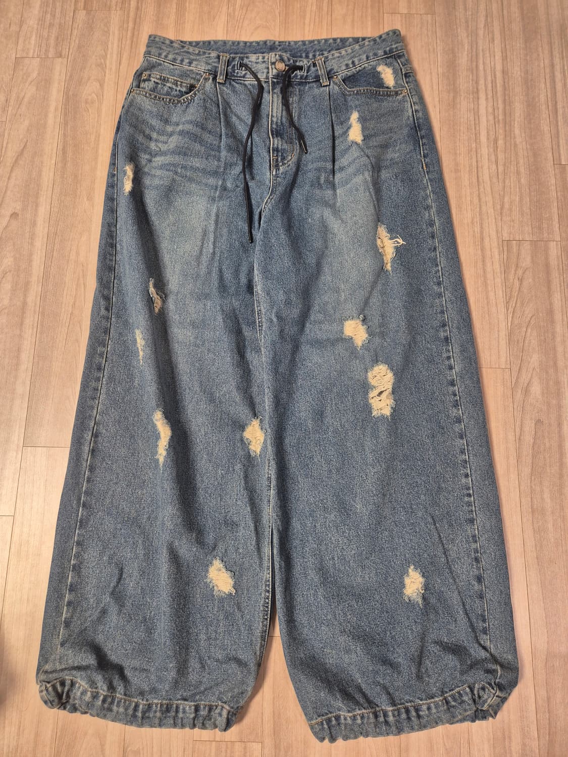 준지 데님 와이드 셋업 일괄 상품이미지4