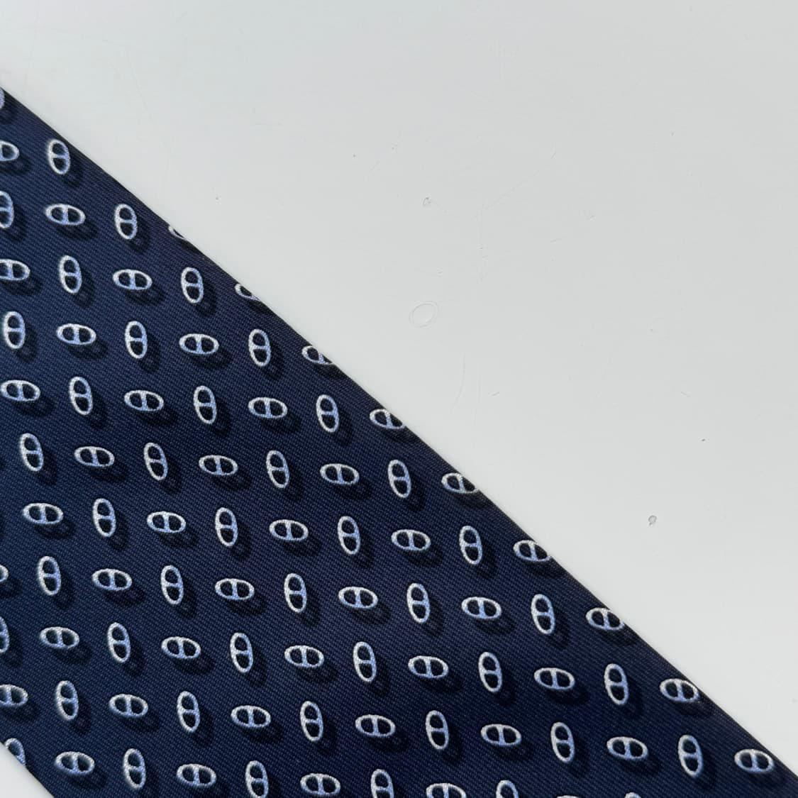 에르메스 기하학 모노그램 넥타이 정품 명품(HERMES) 8.7cm 상품이미지9