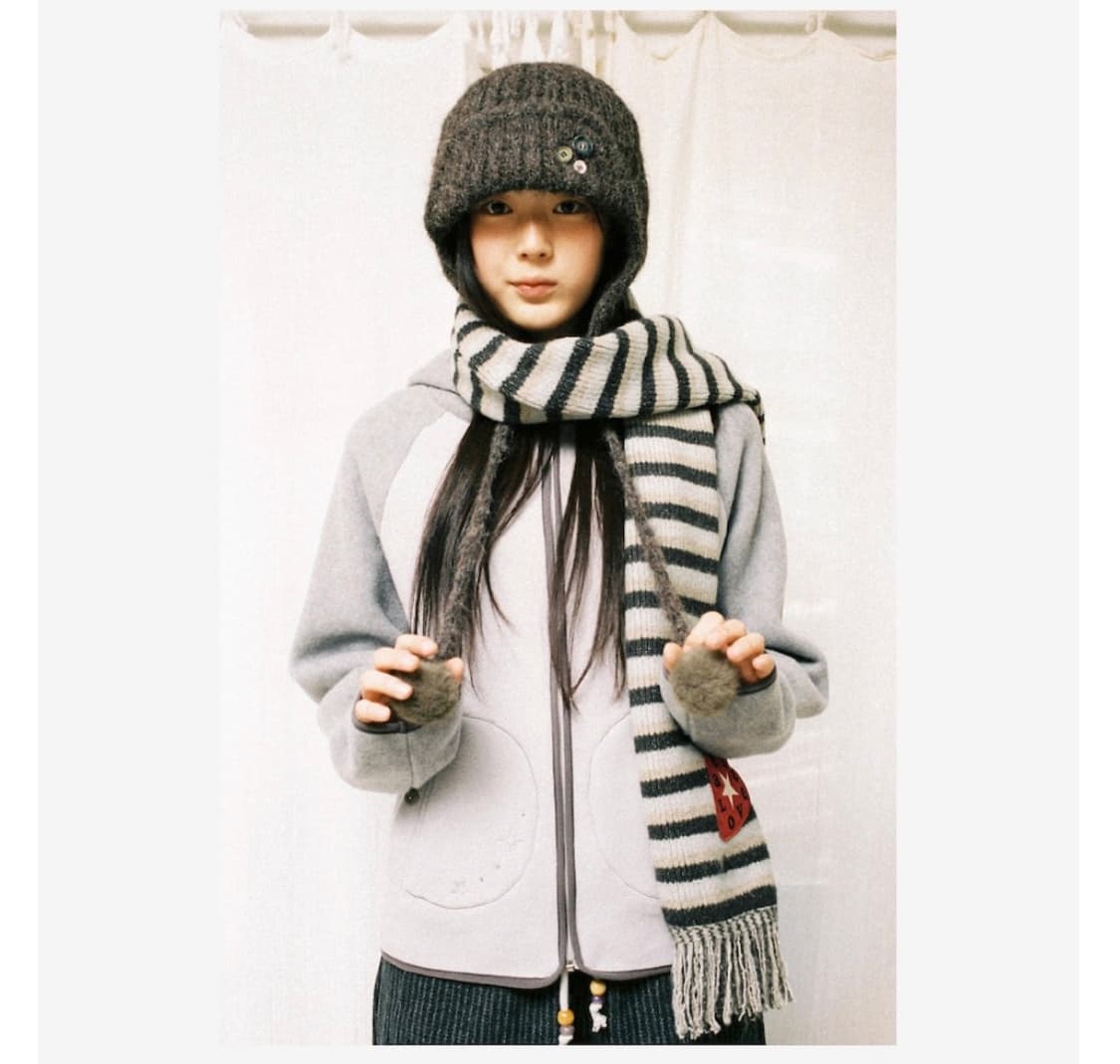 aeae stella fleece zip up hoodie 상품이미지2