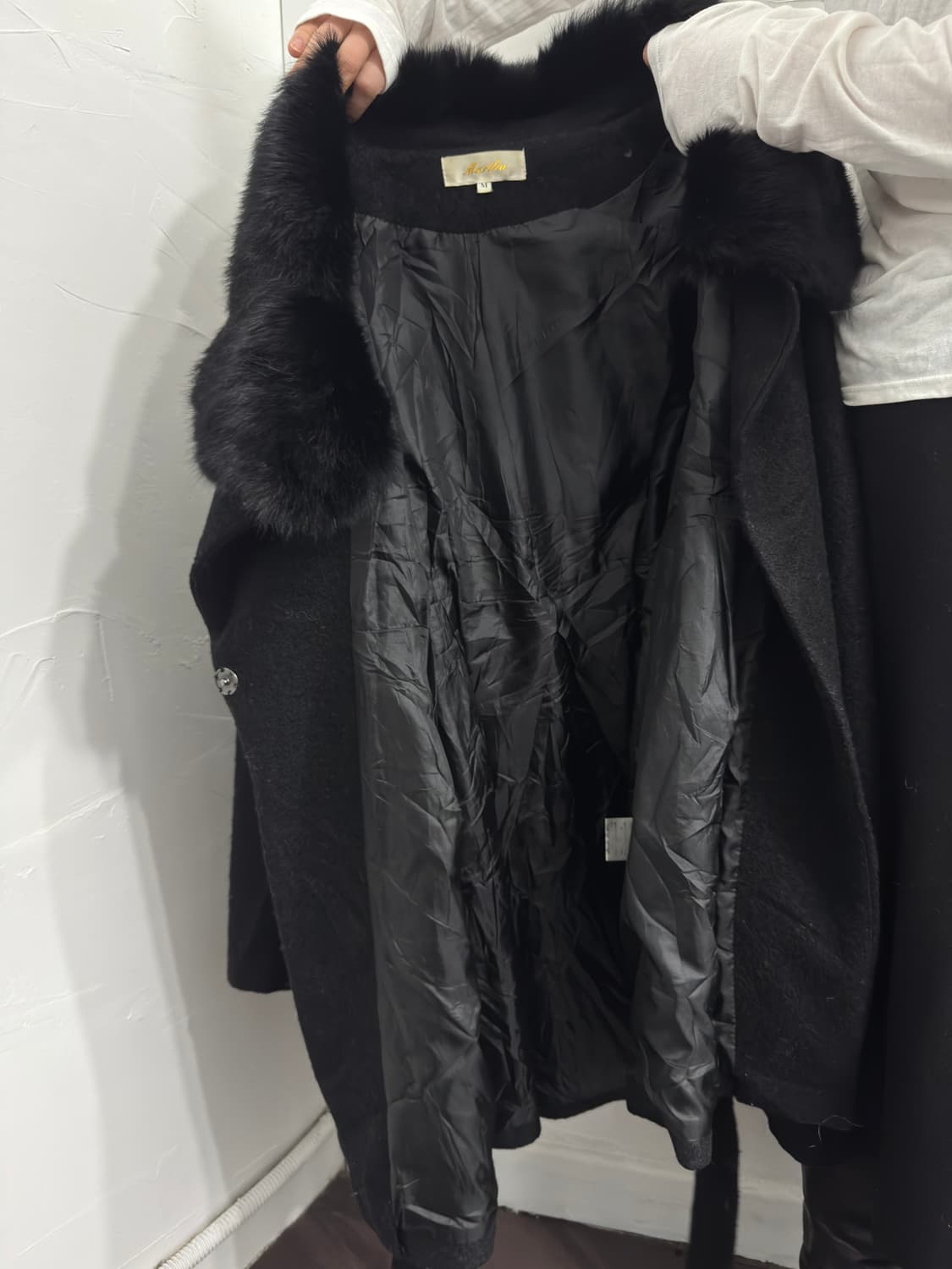 martha fur strap coat 상품이미지6