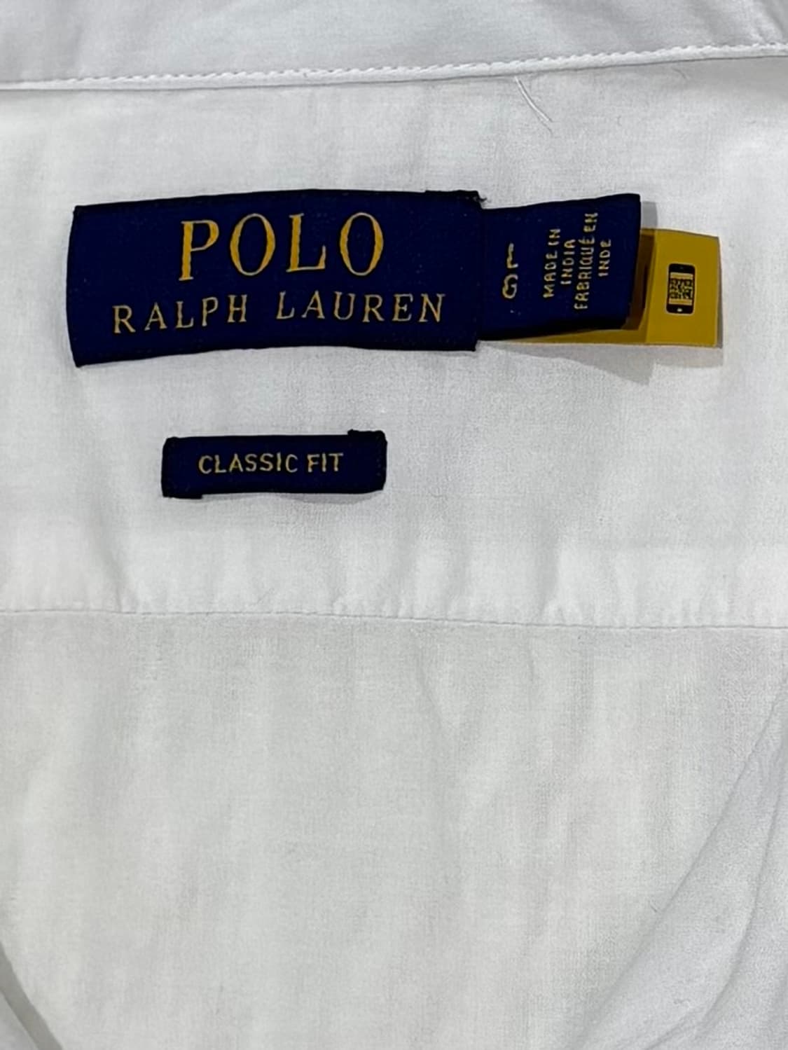 폴로랄프로렌 qr 네이비포니 화이트 반팔 셔츠 상품이미지6