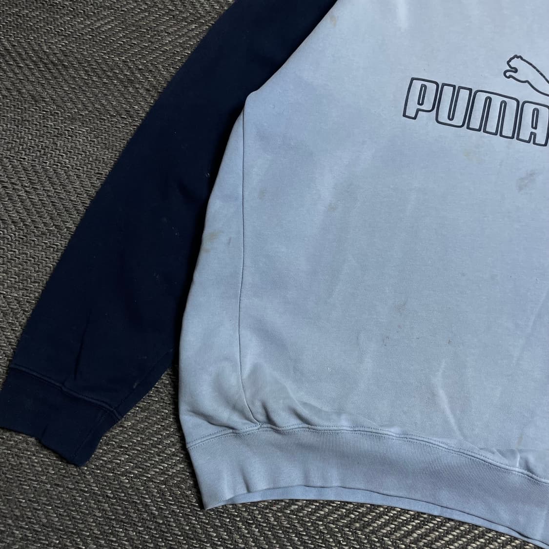 00s 푸마 올드스쿨 배색 박시핏 스웻 맨투맨o 5381 상품이미지3