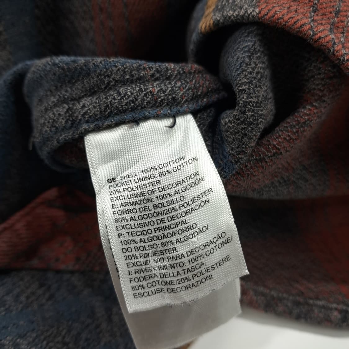 CN929 L 노스페이스 타탄체크 플란넬 긴팔 캠핑 셔츠 남방 상품이미지6