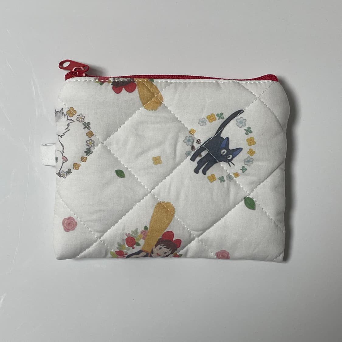 [ 핸드메이드 ] 마녀배달부 키키 자체제작 원단 미니 지퍼 파우치 상품이미지2